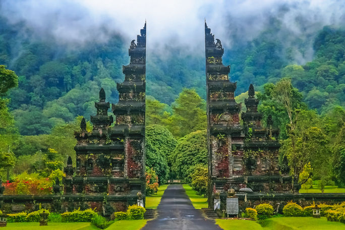 インドネシア・バリ島のヒンズー教寺院